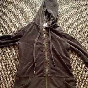 2000's AUTHENTIC JUICY COUTURE BROWN VELOUR TRACK SUIT ZIP UP🎀